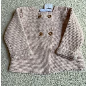 Elegant Baby Sofia & Finn Pink‎ knit baby Cardigan 6mo